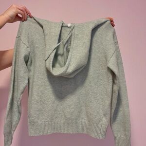 Garage Oversized Green/Grey Spongey Hoodie